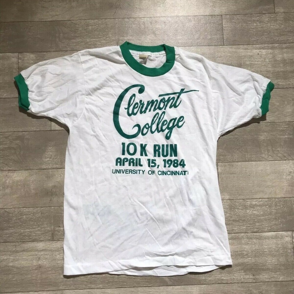 80s Screen StarsClermont College Cinci 10K Tee MED